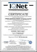 OHSAS IQnet certificate