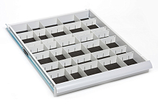 Anti-static drawer dividers