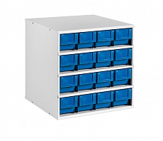 Small parts stackable cabinets