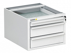 Suspended drawer units