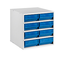 Small parts stackable cabinets