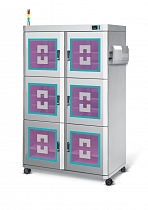 Indicative lighting for DC ESD dry storage cabinets