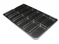 Standarized ESD trays for boards and components storage 