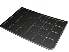 Standarized ESD trays for boards and components storage 