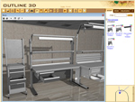 3D workspace planner online version