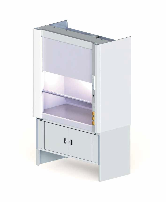 Fume Hood compact with PP interior