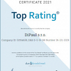 Dipaul s.r.o. was awarded a top rating by Dun & Bradstreet.